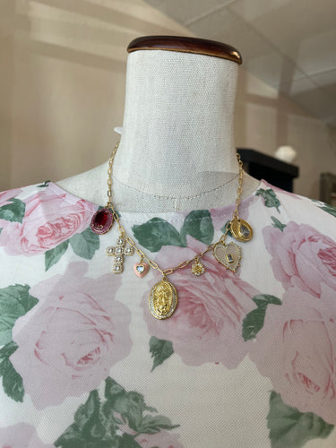 Virgin Mary Charm Necklace