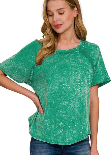 Nadia Mineral Wash Tee