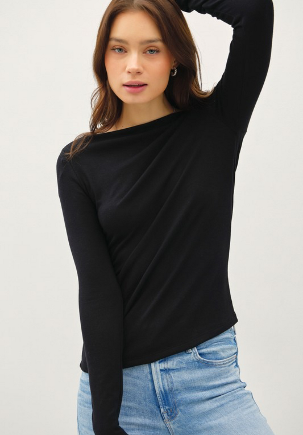 Cindi Boatneck Top