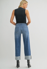 Load image into Gallery viewer, Farrah Cuff Denim Jeans