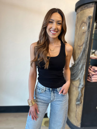 Sophie Fitted Ribbed Tank