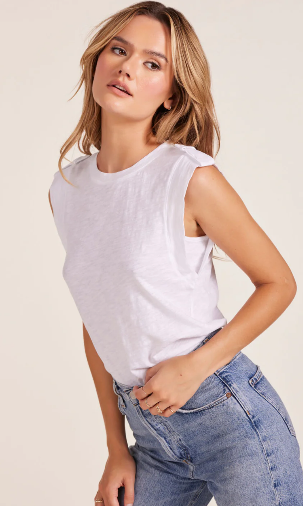 Epaulet Muscle Top