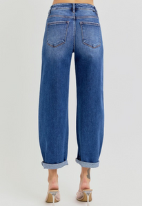 Tessa Stretch High Rise Slight Barrel Jeans