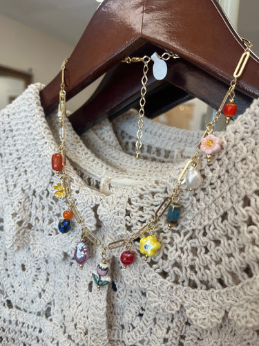 Ryanne Multicolored Charm Necklace