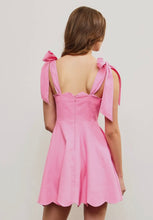Load image into Gallery viewer, Lauren Scalloped Mini Dress