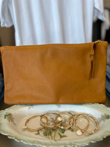 Kaci Genuine Leather Clutch