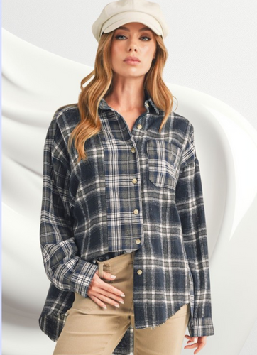 Savannah Flannel Top