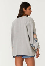 Load image into Gallery viewer, Amira Embroidered Kimono Top