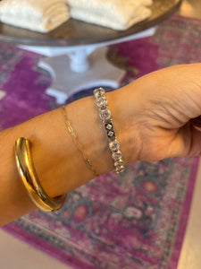 Charlotte Sterling Silver Tennis Bracelet