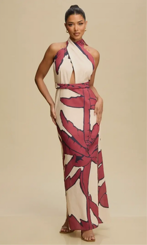 Charlotte Printed Maxi Dress