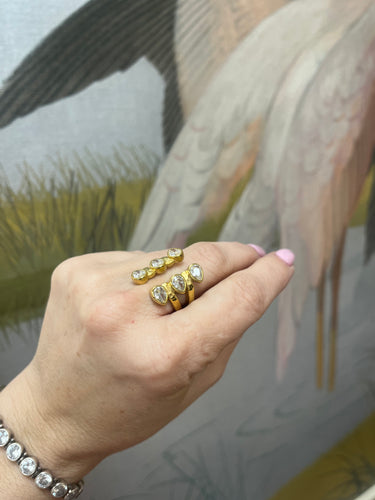 Gracie Ring with CZ Stones