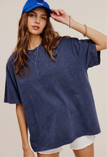 Load image into Gallery viewer, Emilia Oversized Mineral Wash Tee