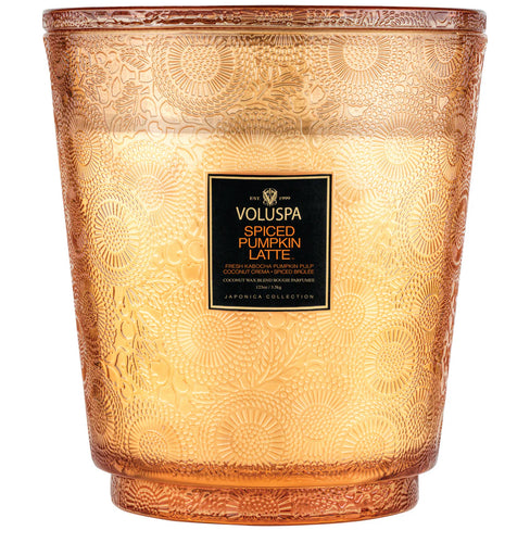 Voluspa Spiced Pumpkin Latte-5 Wick (123 ounce) - PICK UP ONLY