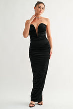 Load image into Gallery viewer, Monet Velvet Maxi Dress
