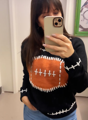 Football Stitch Sweater