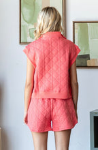 Load image into Gallery viewer, Camille Quilted Short Set