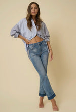 Load image into Gallery viewer, Hailey released Seam Straight Leg Denim