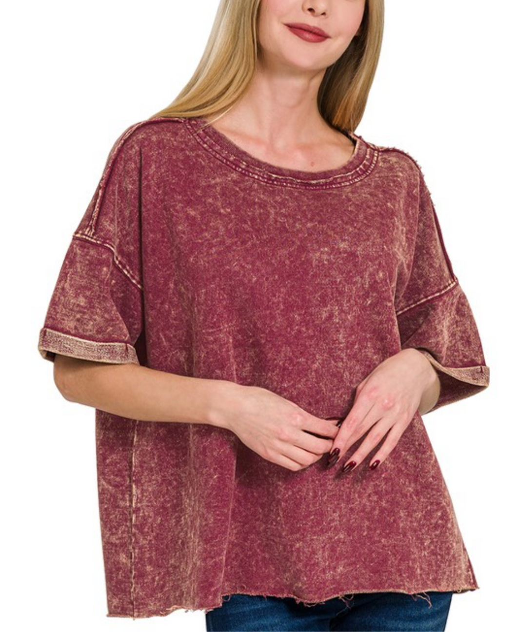 Selena Mineral Wash Top