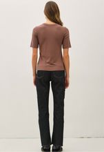Load image into Gallery viewer, Elena Soft Crew Neck Basic Tee