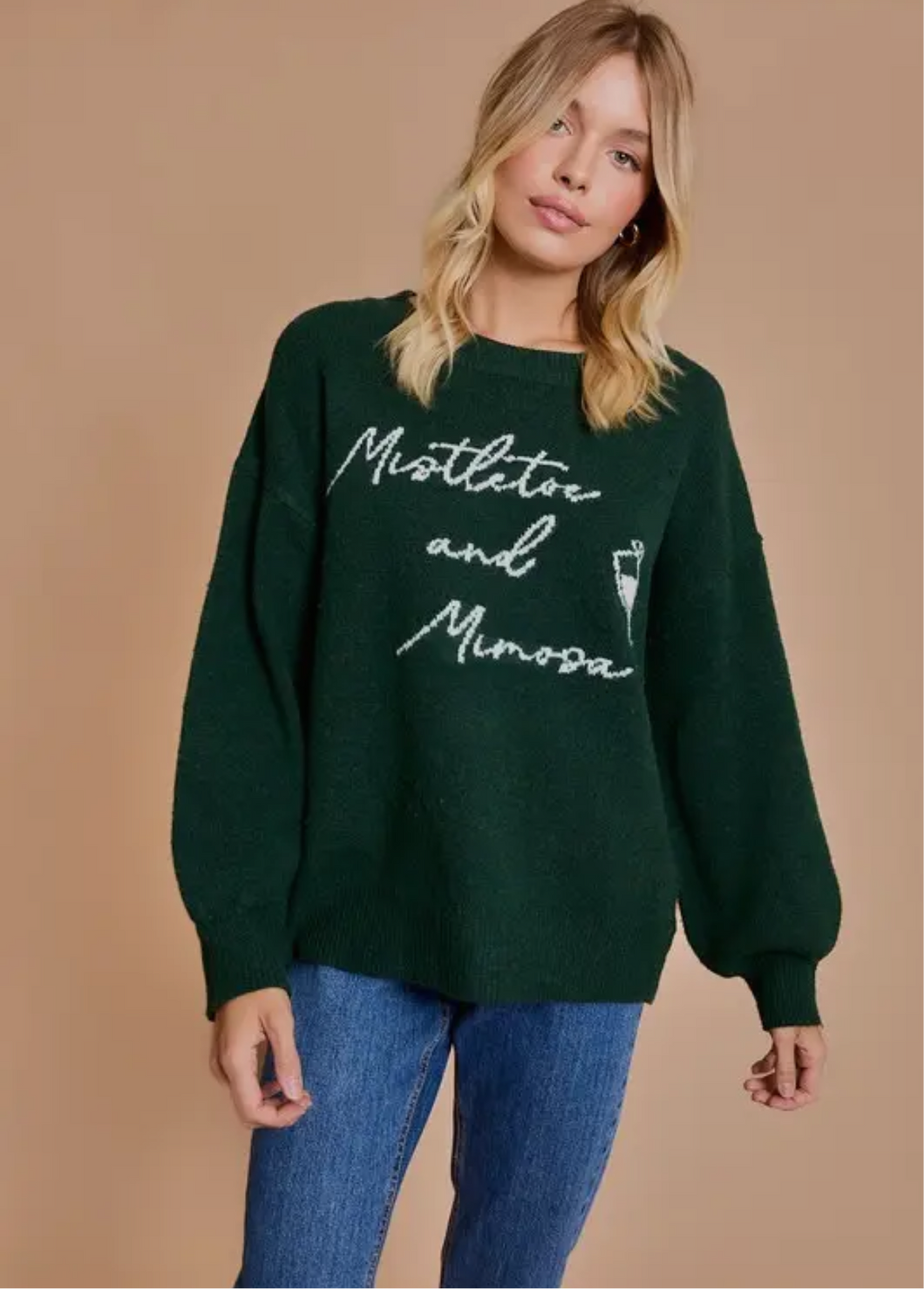 Mistletoe & Mimosas Sweater