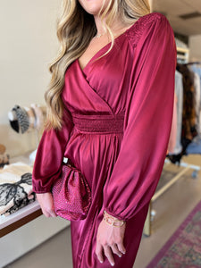 Arianna Faux Wrap Dress