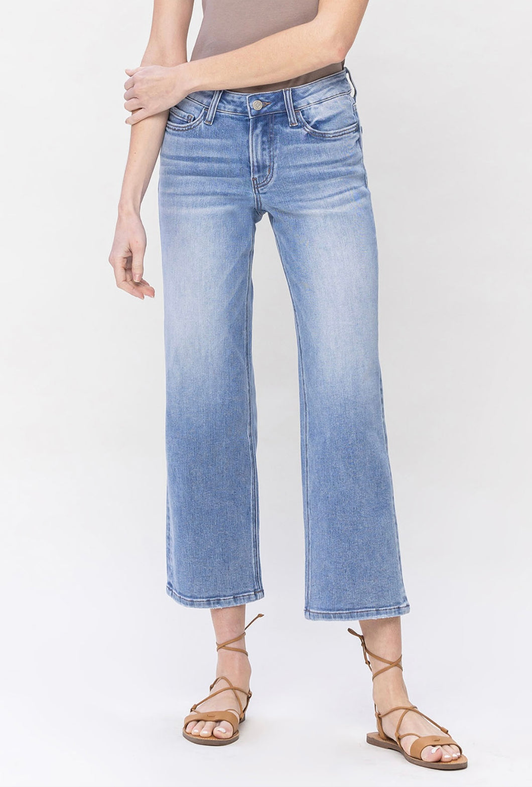 Leann Mid Rise Stretch Denim Jeans