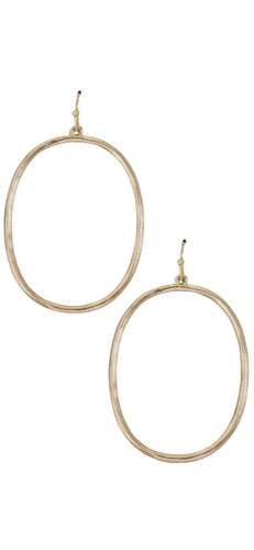 Jillian Oval Earrings