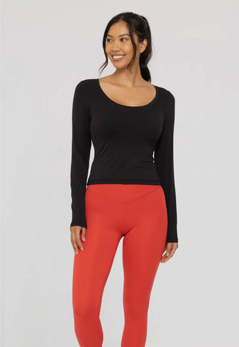 Freya Scoop Neck Active Wear Top