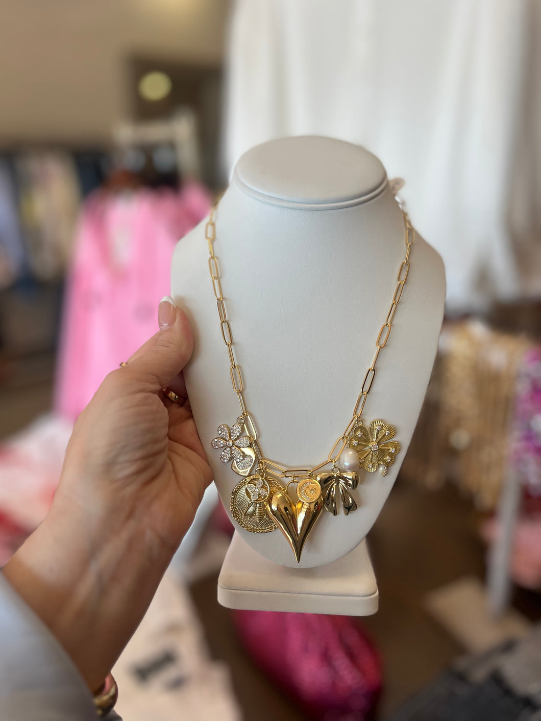 Custom Chunky Charm Necklace