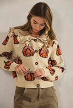 Load image into Gallery viewer, Gianna Pumpkin Cardigan