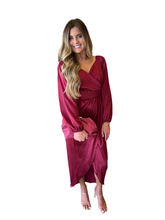 Load image into Gallery viewer, Arianna Faux Wrap Dress