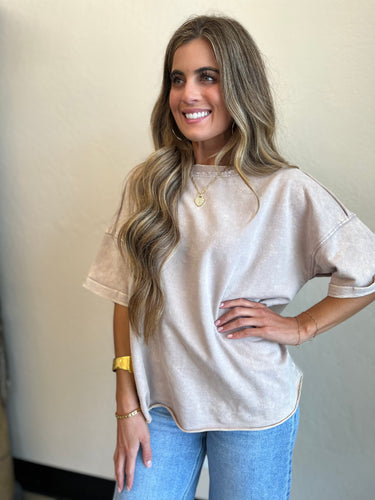 Selena Mineral Wash Top