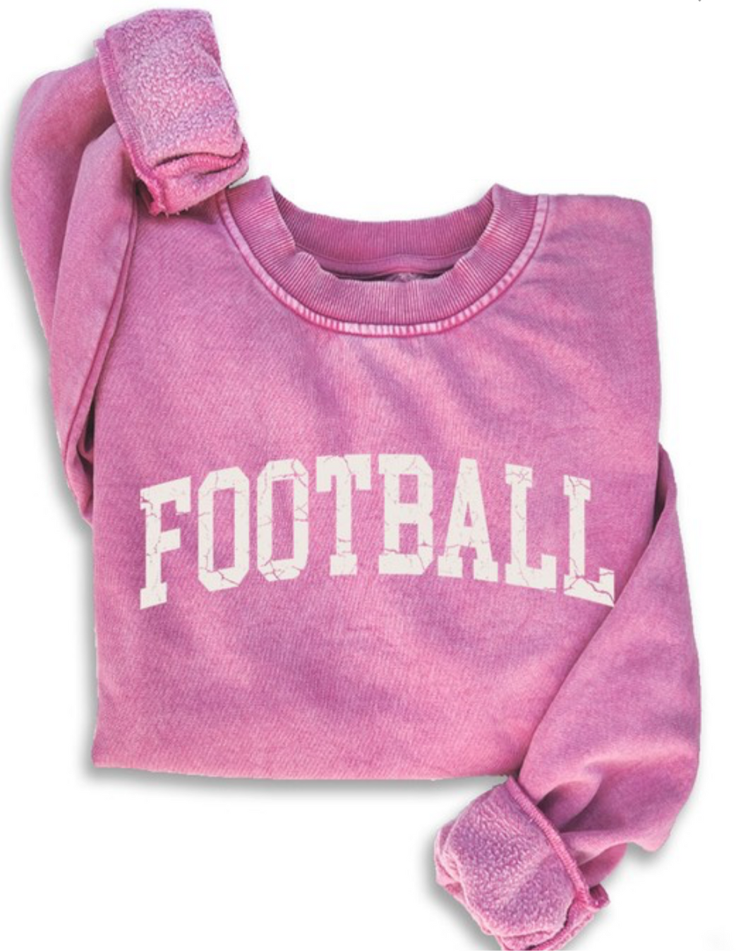 Football Mineral Wash Pullover