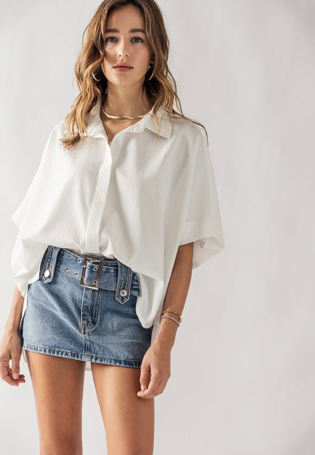 Naomi Button Down Top