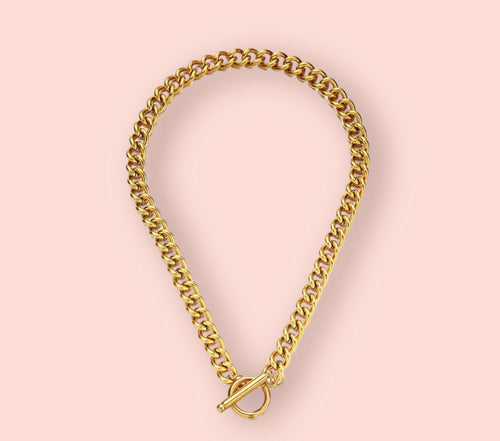 Gela Toggle Chunky Chain Necklace