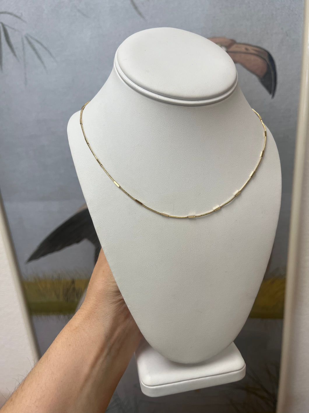 Ava Dainty Bar Necklace