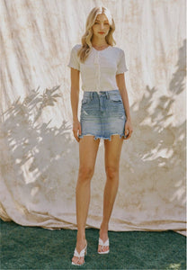 Trisha Denim Mini Skirt