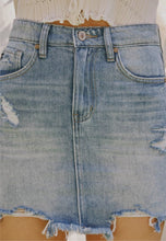 Load image into Gallery viewer, Trisha Denim Mini Skirt