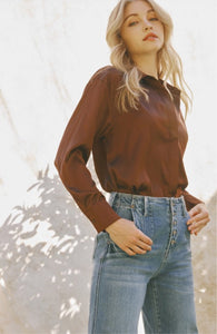 Josephine Button Down Wide Leg Jeans